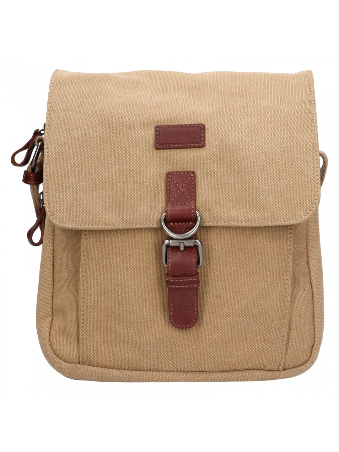 Pánská taška přes rameno Fagola Villo – béžová